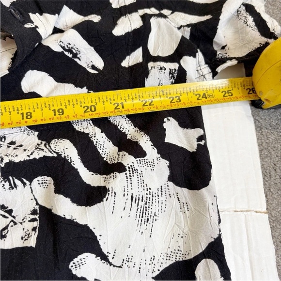 Vintage Jams World Mens Button Shirt Large Hawaiian Floral Colorful Rare Unique - Picture 12 of 13